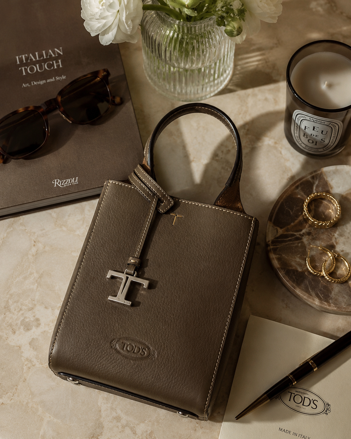 Luxury bag editorial photo