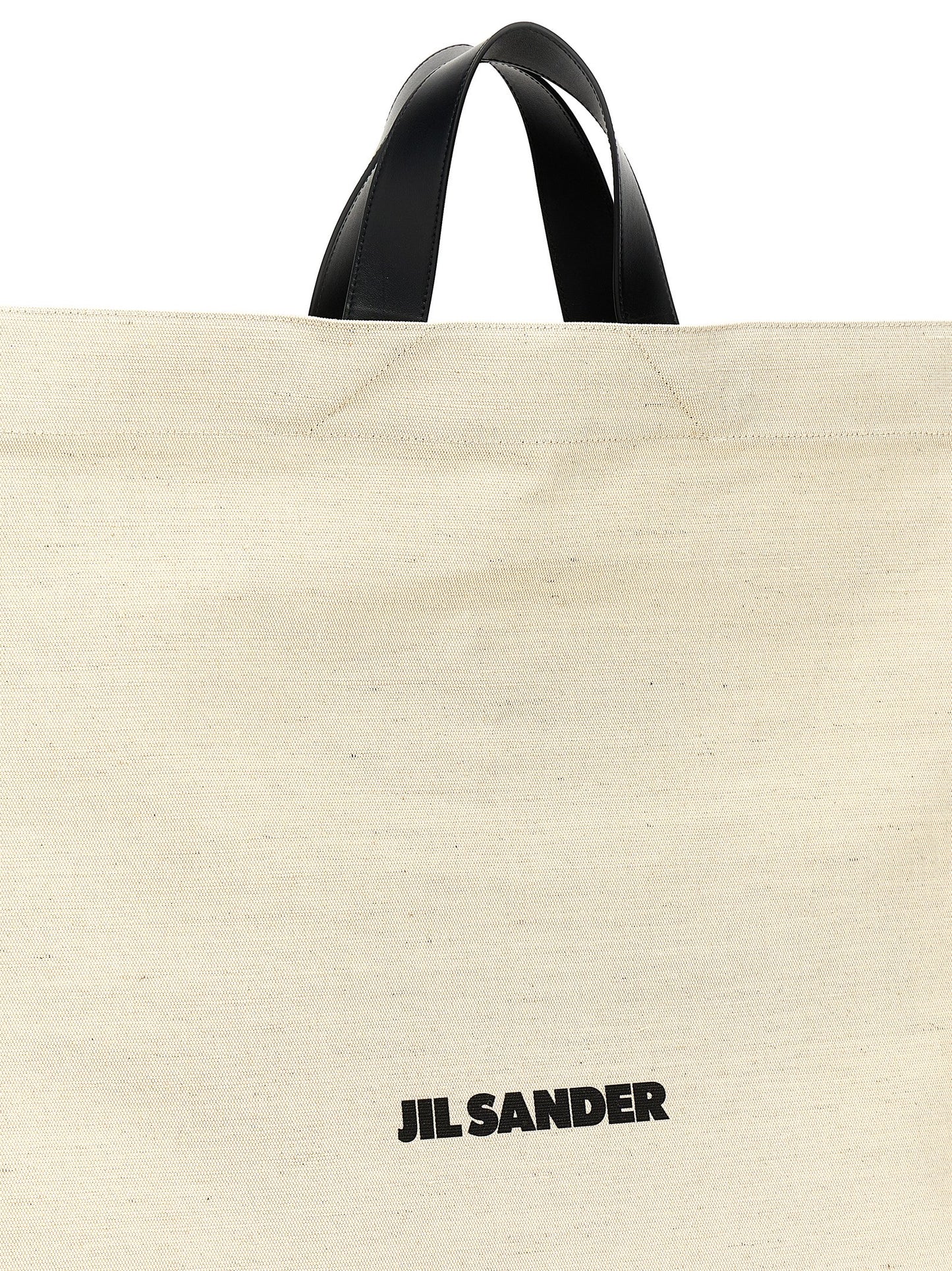 Jil Sander Bicolor Jute Tote Bag
