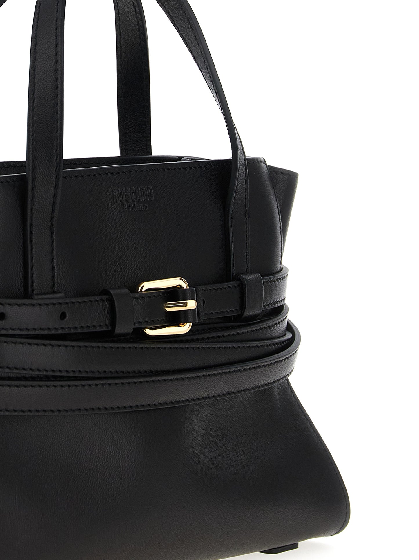 Moschino Black Polyester Handbag