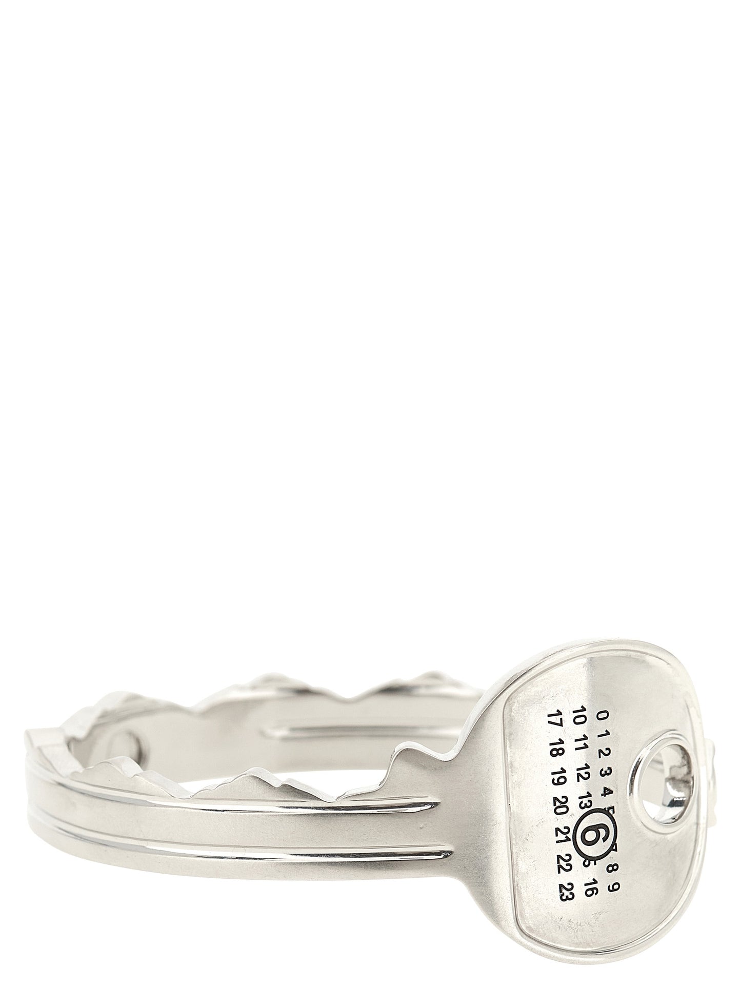 MM6 Maison Margiela Silver Brass Bracelet