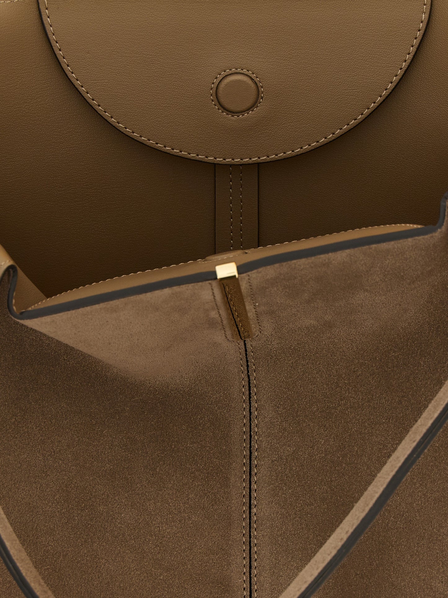Tod's Beige Calfskin Tote Bag