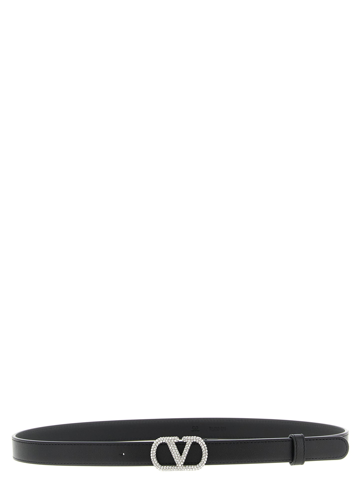 Valentino Garavani Black Calfskin Regular Belt