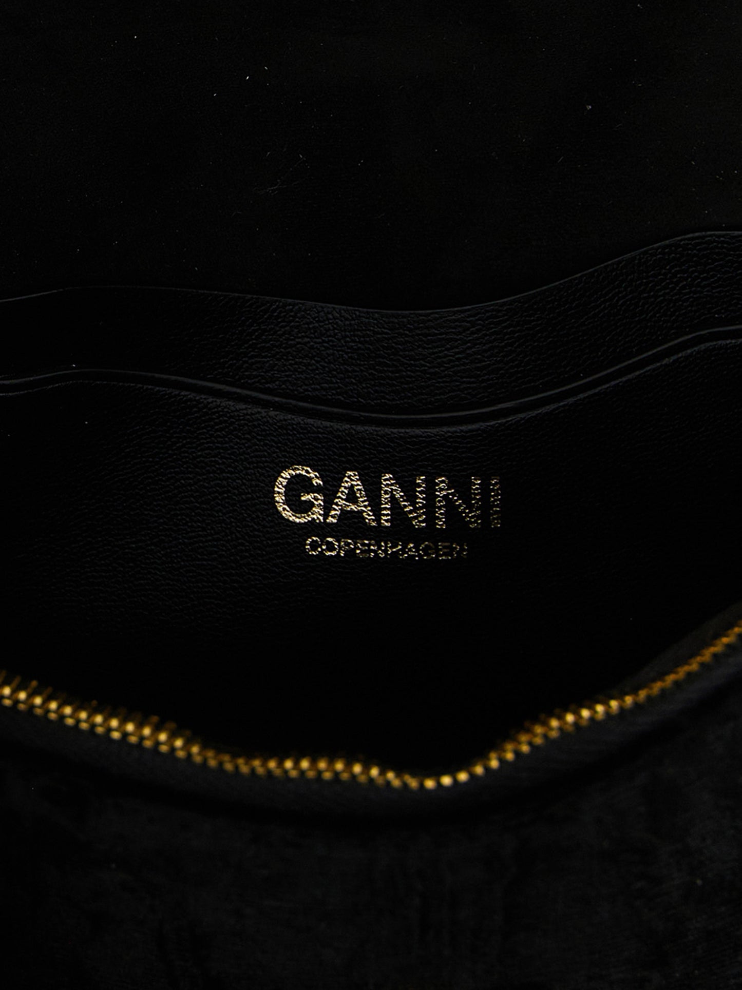 Ganni Black Polyester Cardholder