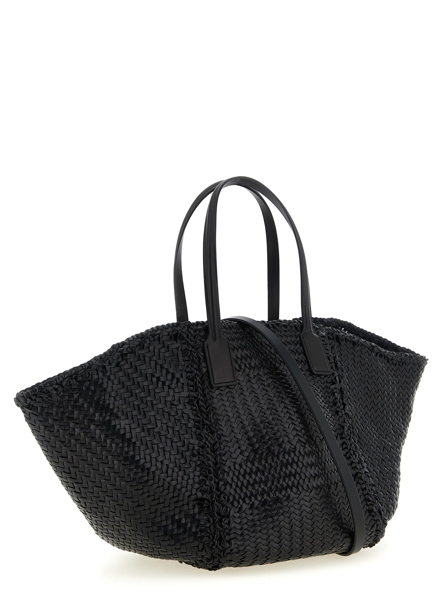 Dragon Diffusion Black Calfskin Tote Bag