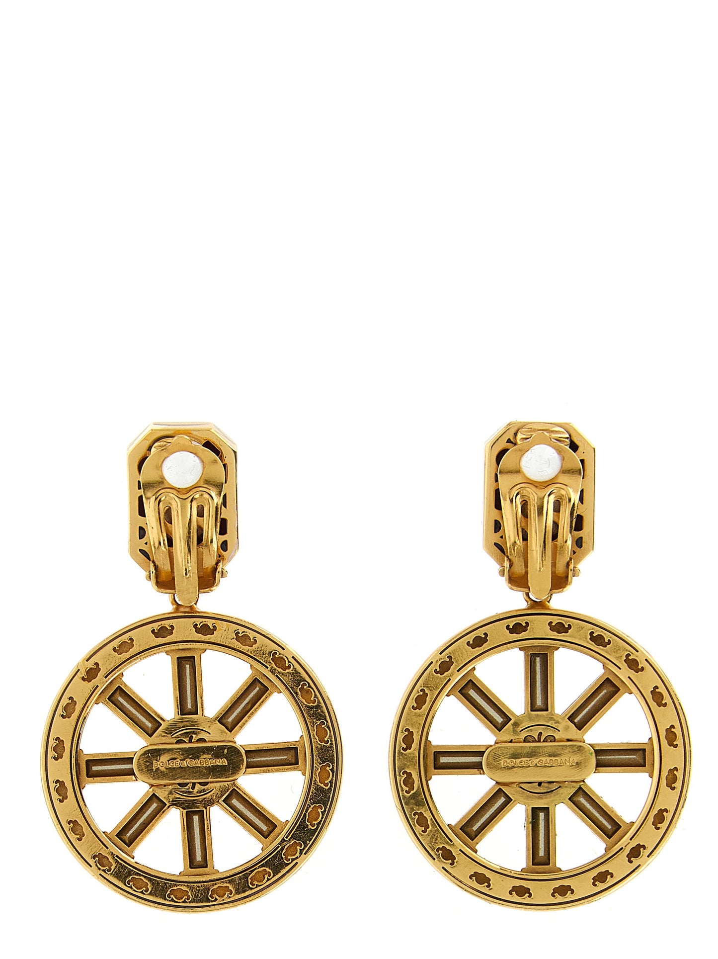 Dolce & Gabbana Multicolor Brass Earrings