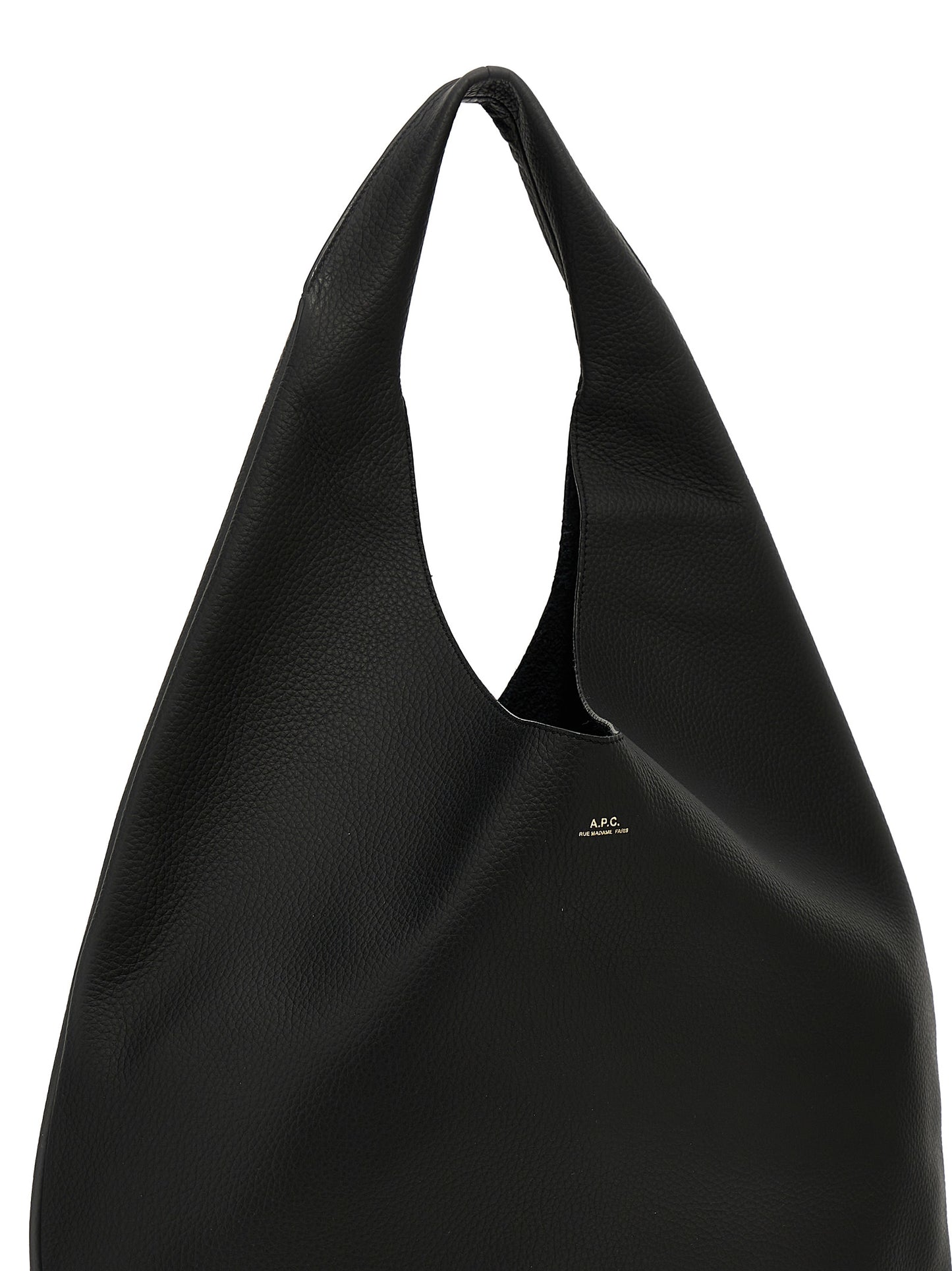 A.P.C. Black Calfskin Shoulder Bag